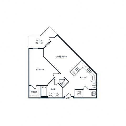 A2-1 floorplan layout Berkshire Ballantyne